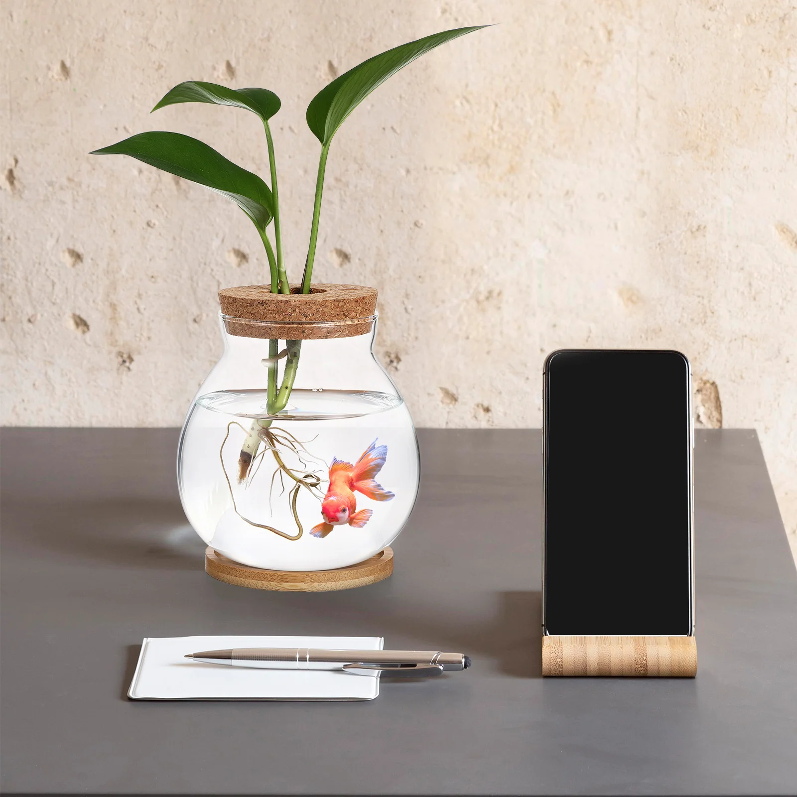 Glass Fish Tank Hydroponic Aquarium Small Little Desktop Bowl Jar Terrarium Child
Glass Fish Tank Hydroponic Aquarium Small Little Desktop Bowl Jar Terrarium Child