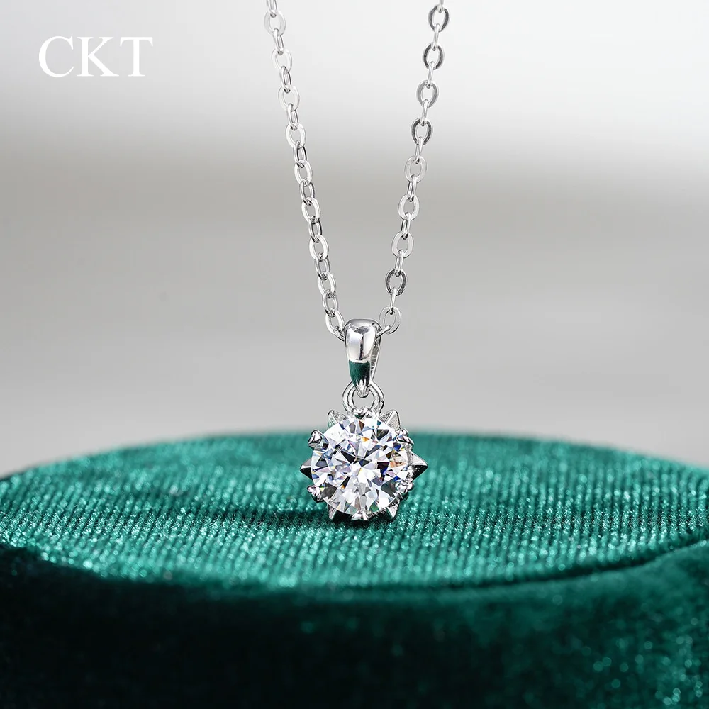 CKT 18k White Gold 1ct/2ct Diamond Heart Platinum Pt950 Pendant Necklace for Women, Solid Gold Fine Jewelry Gift for Her
CKT 18k White Gold 1ct/2ct Diamond Heart Platinum Pt950 Pendant Necklace for Women, Solid Gold Fine Jewelry Gift for Her