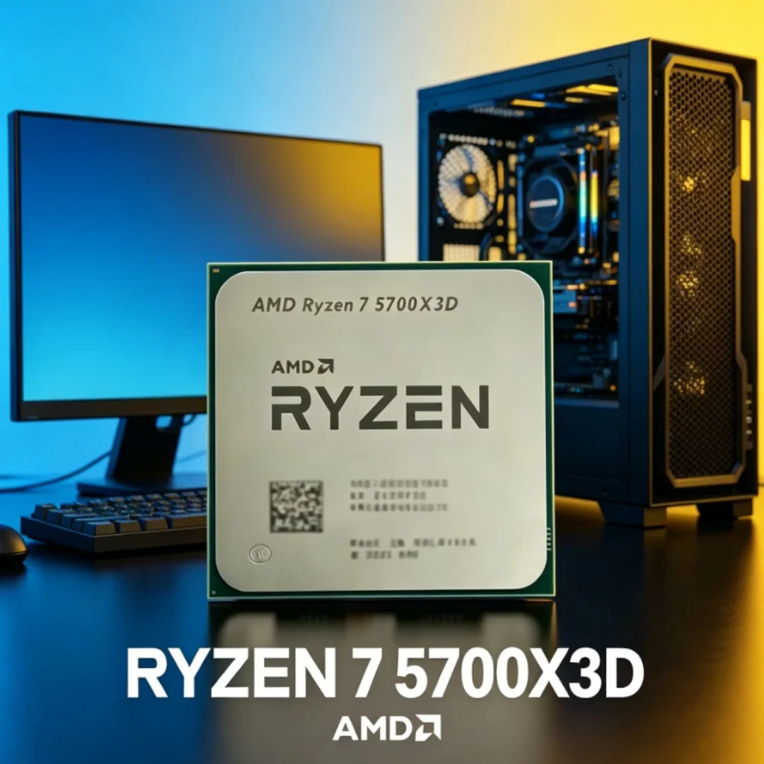 High Frequency AMD Ryzen 7 5700X3D Bulk CPU for X570 B550 8-Cores 16-Threads 3 GHz Up to 4.1 GHz 105W AM4 CPU DDR4 Ryzen
High Frequency AMD Ryzen 7 5700X3D Bulk CPU for X570 B550 8-Cores 16-Threads 3 GHz Up to 4.1 GHz 105W AM4 CPU DDR4 Ryzen