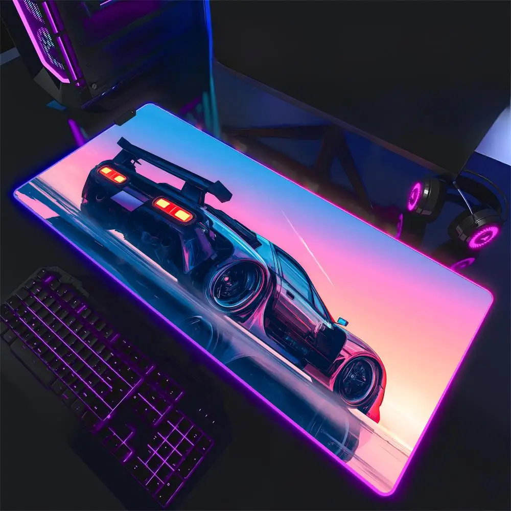 Кибер-стиль крутой спортивный автомобиль RGB коврик для мыши настольный коврик аксессуары для ПК игровой коврик светодиодный светящийся игровой коврик для мыши alfombrilla gaming
Кибер-стиль крутой спортивный автомобиль RGB коврик для мыши настольный коврик аксессуары для ПК игровой коврик светодиодный светящийся игровой коврик для мыши alfombrilla gaming