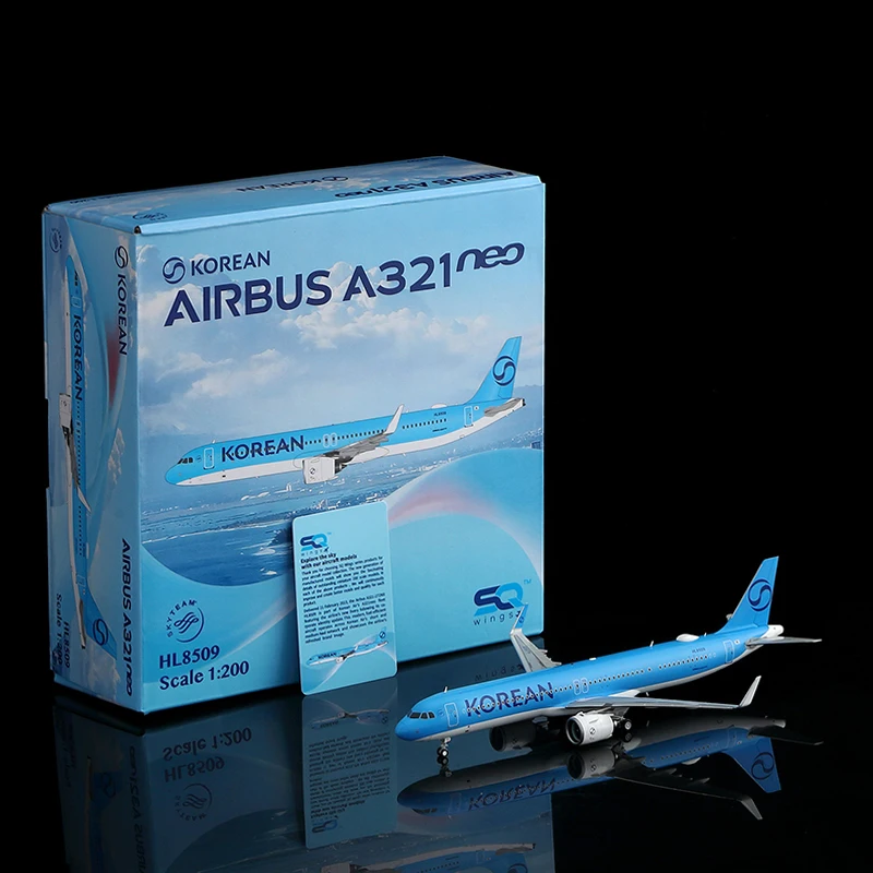 L2268 Alloy Collectible Plane Gift SQ Wings 1:200 Korean Air "SkyTeam" Airbus A321 Diecast Aircraft Jet Model HL8509 With Stand
L2268 Alloy Collectible Plane Gift SQ Wings 1:200 Korean Air "SkyTeam" Airbus A321 Diecast Aircraft Jet Model HL8509 With Stand