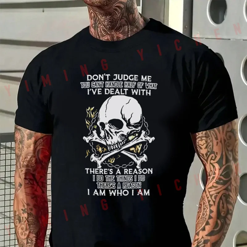 Men T-Shirt Fashion Skull Pattern Printed Motorcycle Cotton O-neck Short Sleeve T Shirt Fashion Hip Hop Streetwear Tees
Men T-Shirt Fashion Skull Pattern Printed Motorcycle Cotton O-neck Short Sleeve T Shirt Fashion Hip Hop Streetwear Tees