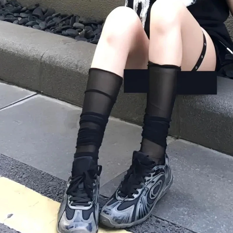 Women Summer Thin Mesh Stockings Knee Long Socks JK Lolita Style Solid Color Breathable School Girls Cosplay Calf Socks
Women Summer Thin Mesh Stockings Knee Long Socks JK Lolita Style Solid Color Breathable School Girls Cosplay Calf Socks