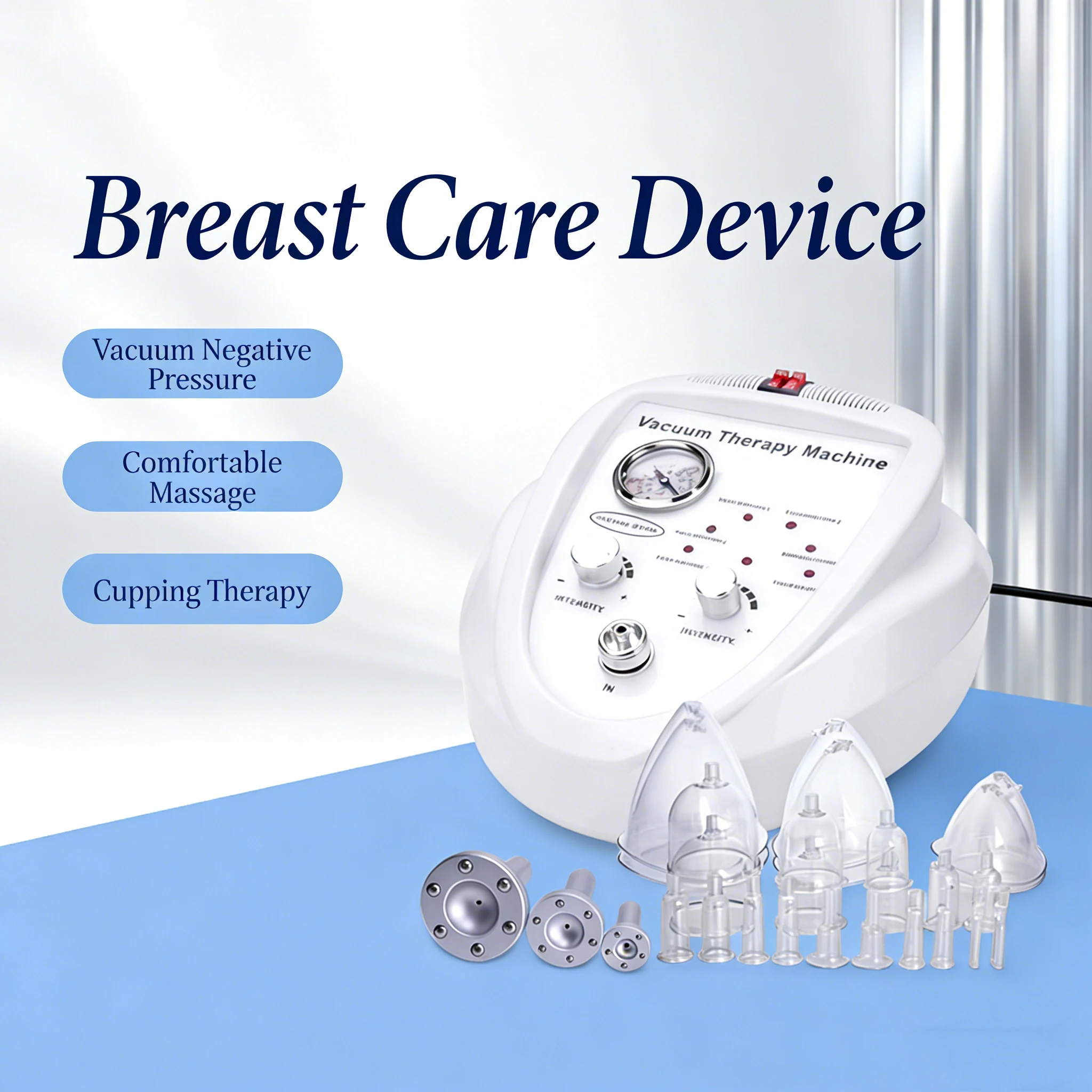 Электрический многофункциональный массажер для ухода за грудью и ягодицами с вакуумной терапией отрицательным давлением
Электрический многофункциональный массажер для ухода за грудью и ягодицами с вакуумной терапией отрицательным давлением