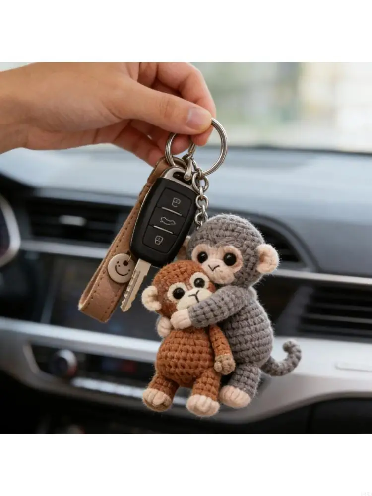 Hand Crocheted Boxing Monkey Keychain Suitable For Key Bags Purse Backpack And Home Decoration Unique Handmade Craft Gif
Hand Crocheted Boxing Monkey Keychain Suitable For Key Bags Purse Backpack And Home Decoration Unique Handmade Craft Gif