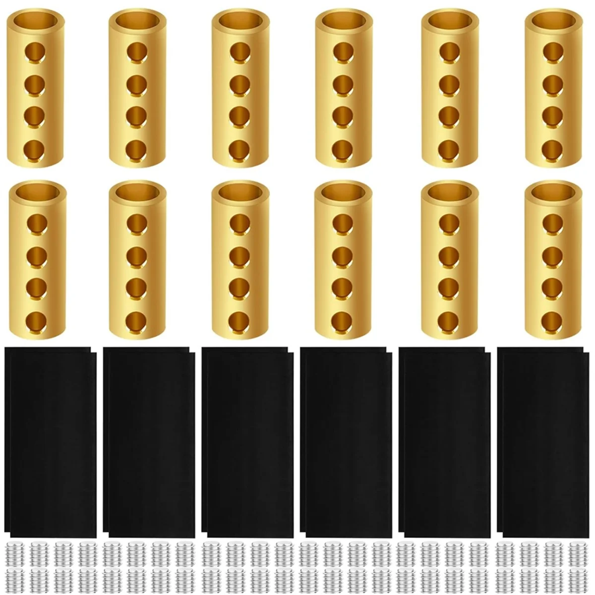 Y31A 12Pcs 6 AWG Gauge Wire Connector Nut Kit,80A Electric Wire Connectors Underground Wire Splicing Kit for Wiring Industry
Y31A 12Pcs 6 AWG Gauge Wire Connector Nut Kit,80A Electric Wire Connectors Underground Wire Splicing Kit for Wiring Industry