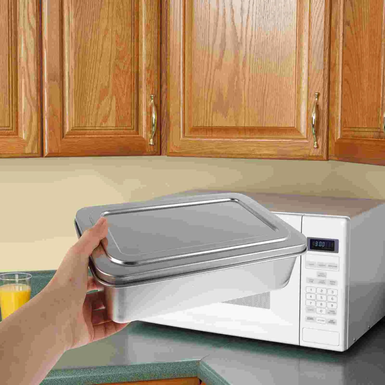 Bakeware Deep Cake Pan Baking for Kitchen Metal Hat Pancake Tray with Lid Mold Restaurant
Bakeware Deep Cake Pan Baking for Kitchen Metal Hat Pancake Tray with Lid Mold Restaurant
