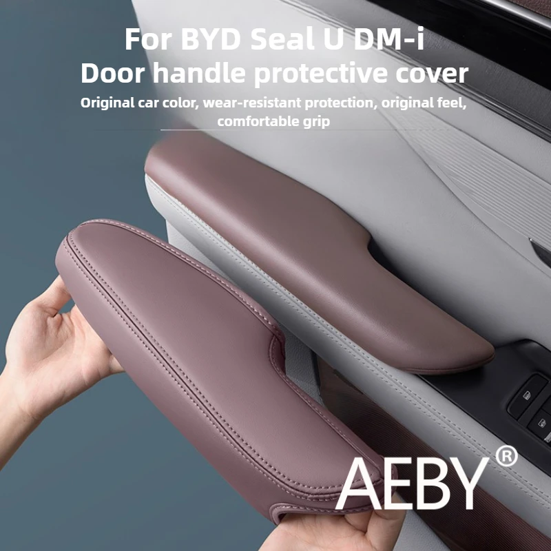 AEBY For BYD Seal U DM-i 2020-2025 Full Package Door Handle Cover, Leather Style Anti Scratch Film, Auto Interior Accessories
AEBY For BYD Seal U DM-i 2020-2025 Full Package Door Handle Cover, Leather Style Anti Scratch Film, Auto Interior Accessories