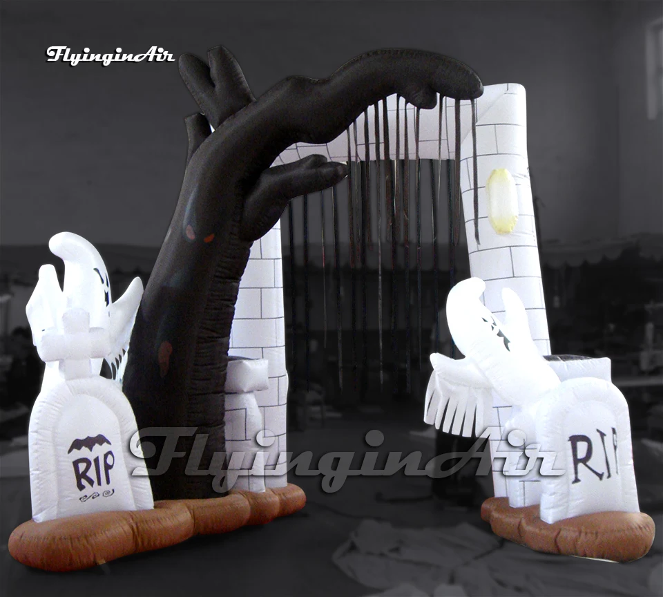 Outdoor Halloween Inflatable Arch Ghost Arched Door Grave Entrance Gate For Yard Decoration
Outdoor Halloween Inflatable Arch Ghost Arched Door Grave Entrance Gate For Yard Decoration