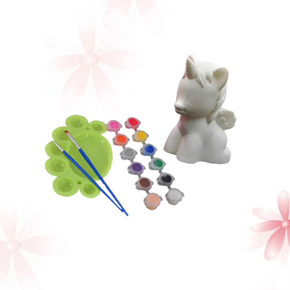 12 Colors DIY Painting Piggy Bank Unicorn Shaped Plastic Money Saving Box for Kids Creative Craft Exercise Game
12 Colors DIY Painting Piggy Bank Unicorn Shaped Plastic Money Saving Box for Kids Creative Craft Exercise Game