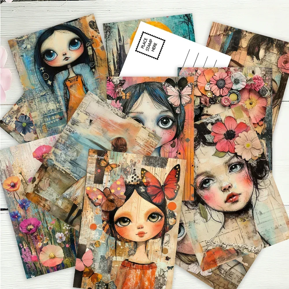 32pcs, collage forest style, postcards, decorations/greeting cards/postcards, high-definition printing, collectible and mailable
32pcs, collage forest style, postcards, decorations/greeting cards/postcards, high-definition printing, collectible and mailable