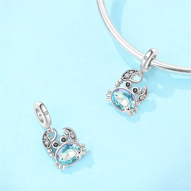 2026 New 925 Sterling Silver Crystal Crab Charm Pendant Fit 3mm Original Bracelet DIY Women Exquisite Anniversary Jewelry Gifts
2026 New 925 Sterling Silver Crystal Crab Charm Pendant Fit 3mm Original Bracelet DIY Women Exquisite Anniversary Jewelry Gifts