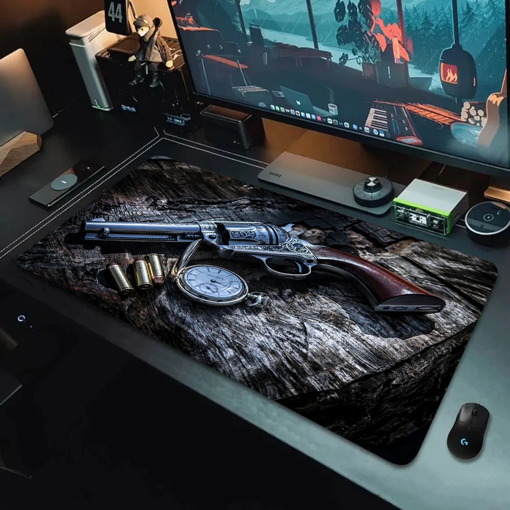 Retro Revolver Pocket Watch Mouse Pad Large Computer Office Game Mat Rubber Anti-slip Gaming Accessories Keyboard Long Desk Pads
Retro Revolver Pocket Watch Mouse Pad Large Computer Office Game Mat Rubber Anti-slip Gaming Accessories Keyboard Long Desk Pads