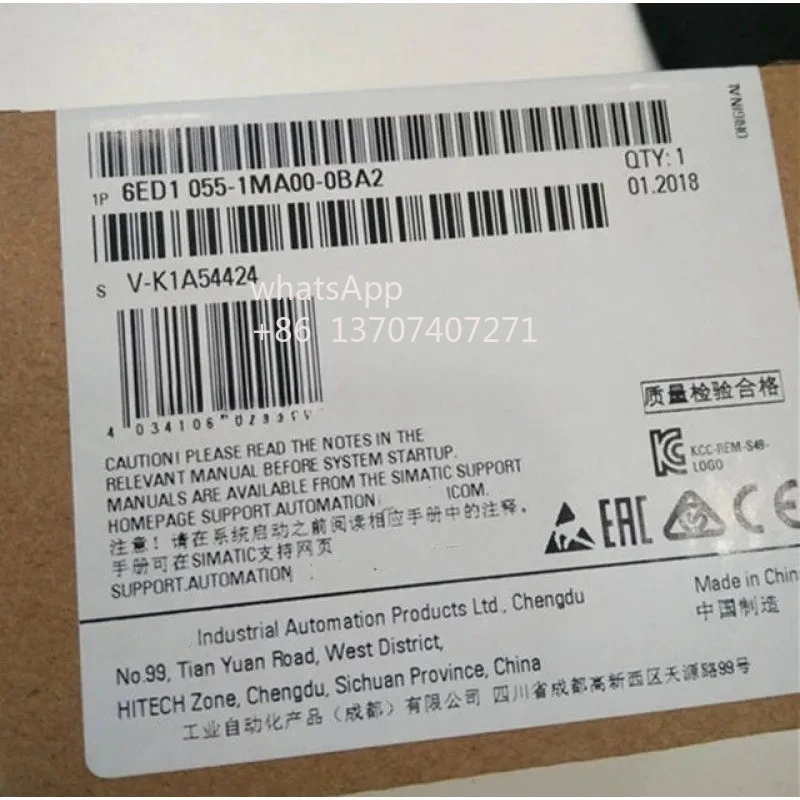 1Pcs Analog Expansion Module 6ED1 055 6ED1055-1MA00-0BA2 1MD00 1MM00 6ED10551MA000BA2 6ED10551MD000BA2 6ED10551MM000BA2 Original
1Pcs Analog Expansion Module 6ED1 055 6ED1055-1MA00-0BA2 1MD00 1MM00 6ED10551MA000BA2 6ED10551MD000BA2 6ED10551MM000BA2 Original
