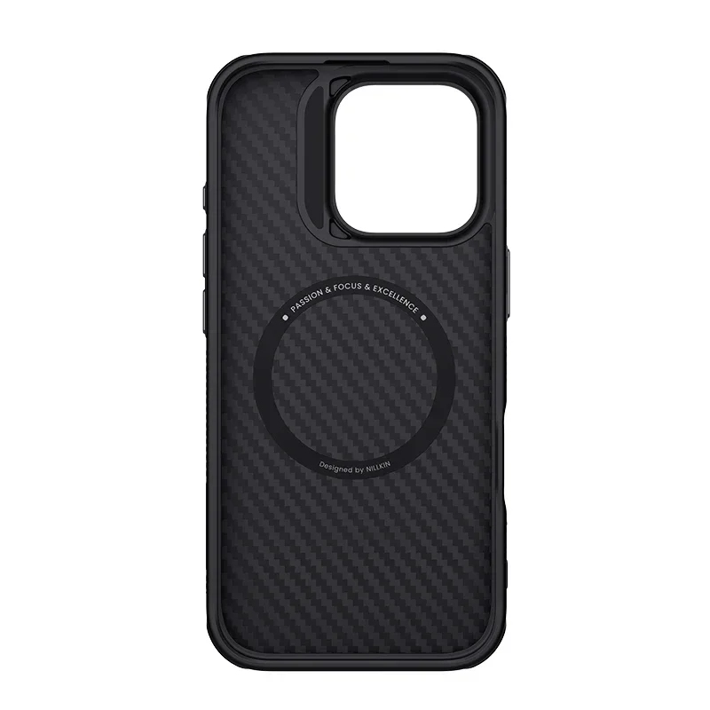 NILLKIN Magnetic Case For iPhone 16 Pro/16 Pro Max, Artistic Aluminum-Aramid Design, Ultra-Stable MagSafe, Military Protection
NILLKIN Magnetic Case For iPhone 16 Pro/16 Pro Max, Artistic Aluminum-Aramid Design, Ultra-Stable MagSafe, Military Protection