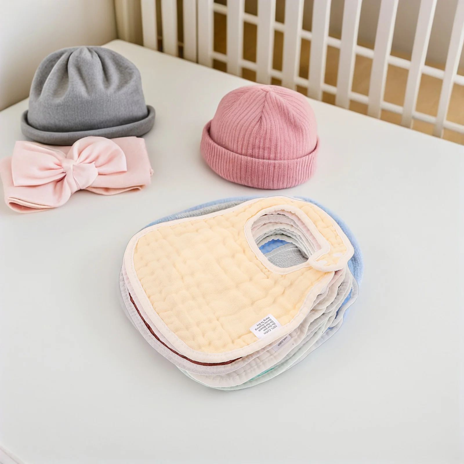 10pcs Baby Bibs Newborn Solid Color Soft Gauze Feeding Drool Towels U-Shaped Spill-Proof Infant Toddler Mealtime Accessories
10pcs Baby Bibs Newborn Solid Color Soft Gauze Feeding Drool Towels U-Shaped Spill-Proof Infant Toddler Mealtime Accessories