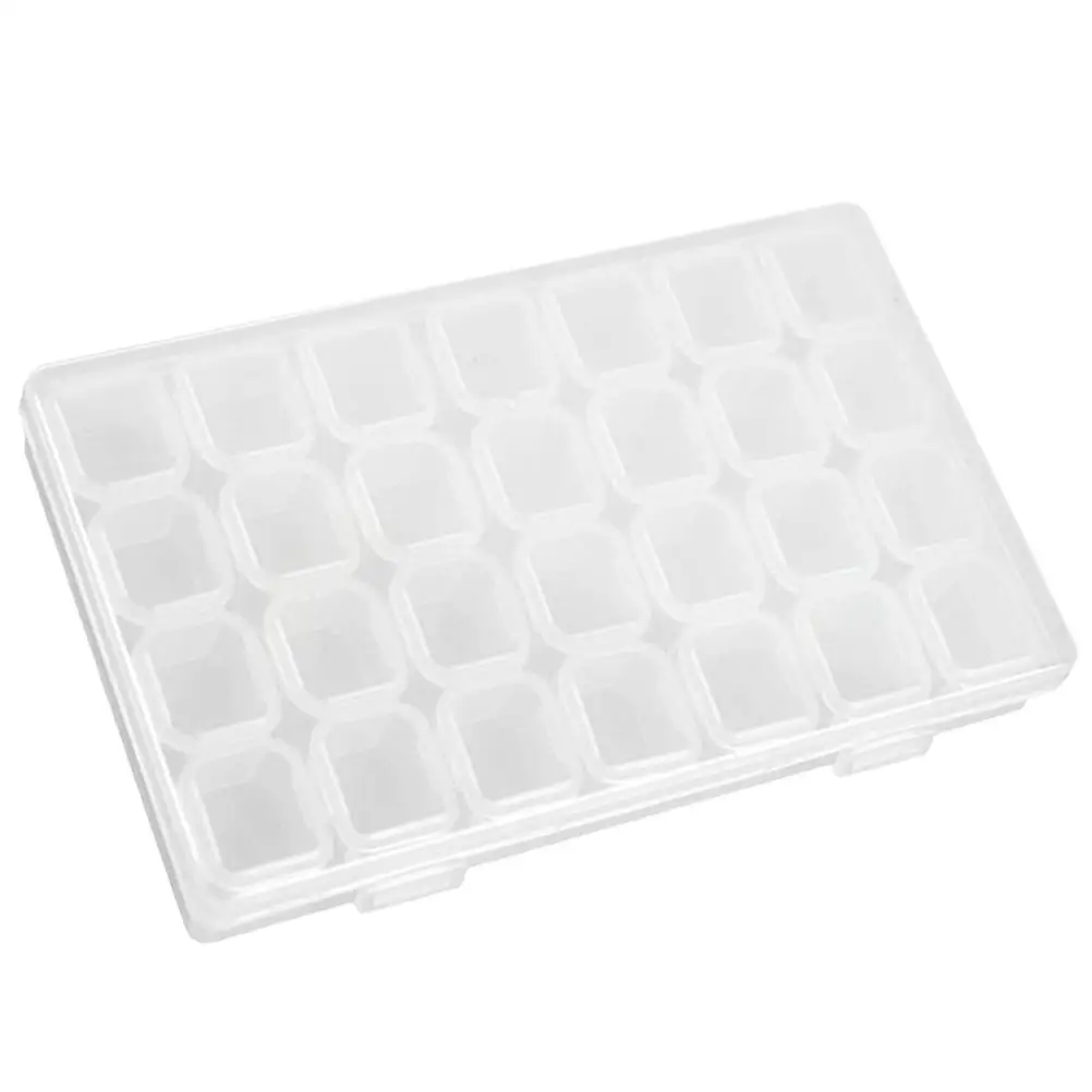 28 Compartments Jewelry Organizer Transparent Storage Box for Earrings Accessories Small Manicure Items Travel Plastic
28 Compartments Jewelry Organizer Transparent Storage Box for Earrings Accessories Small Manicure Items Travel Plastic