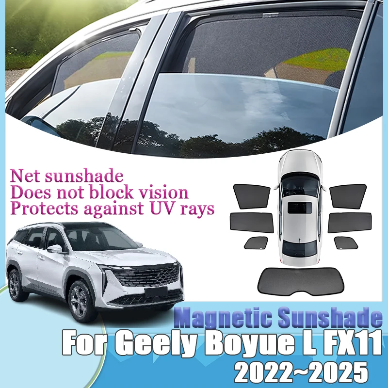 Для Geely Boyue L FX11 2022 2023 2024 2025 Магнитный солнцезащитный козырек Затеняющий козырек Лобовое стекло Сетка Автомобильный инструмент Часть Аксессуары
Для Geely Boyue L FX11 2022 2023 2024 2025 Магнитный солнцезащитный козырек Затеняющий козырек Лобовое стекло Сетка Автомобильный инструмент Часть Аксессуары