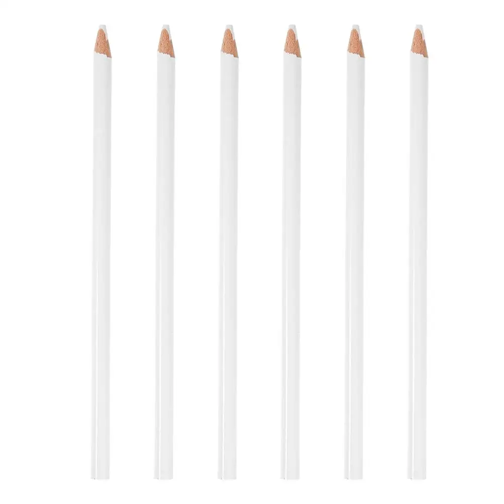 6 Pcs White Pens Design Vivid Core Sewing Fabric Marking Ceramics Woodworking Teaching Tools
6 Pcs White Pens Design Vivid Core Sewing Fabric Marking Ceramics Woodworking Teaching Tools