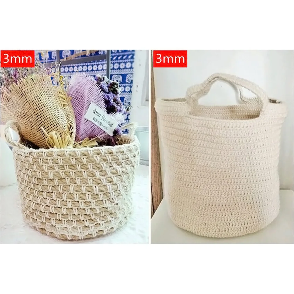 50M Cotton Rope Unstained Natural Durable Twisted H made Crafts DIY Macrame Plant Hangers Wall Hangings Curtains Bags Stringing
50M Cotton Rope Unstained Natural Durable Twisted H made Crafts DIY Macrame Plant Hangers Wall Hangings Curtains Bags Stringing