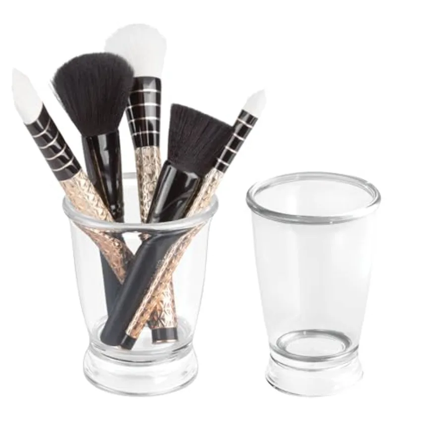 iDesign Plastic Bathroom Countertop or Vanity Storage-Set of 2-Clear Tumbler
iDesign Plastic Bathroom Countertop or Vanity Storage-Set of 2-Clear Tumbler