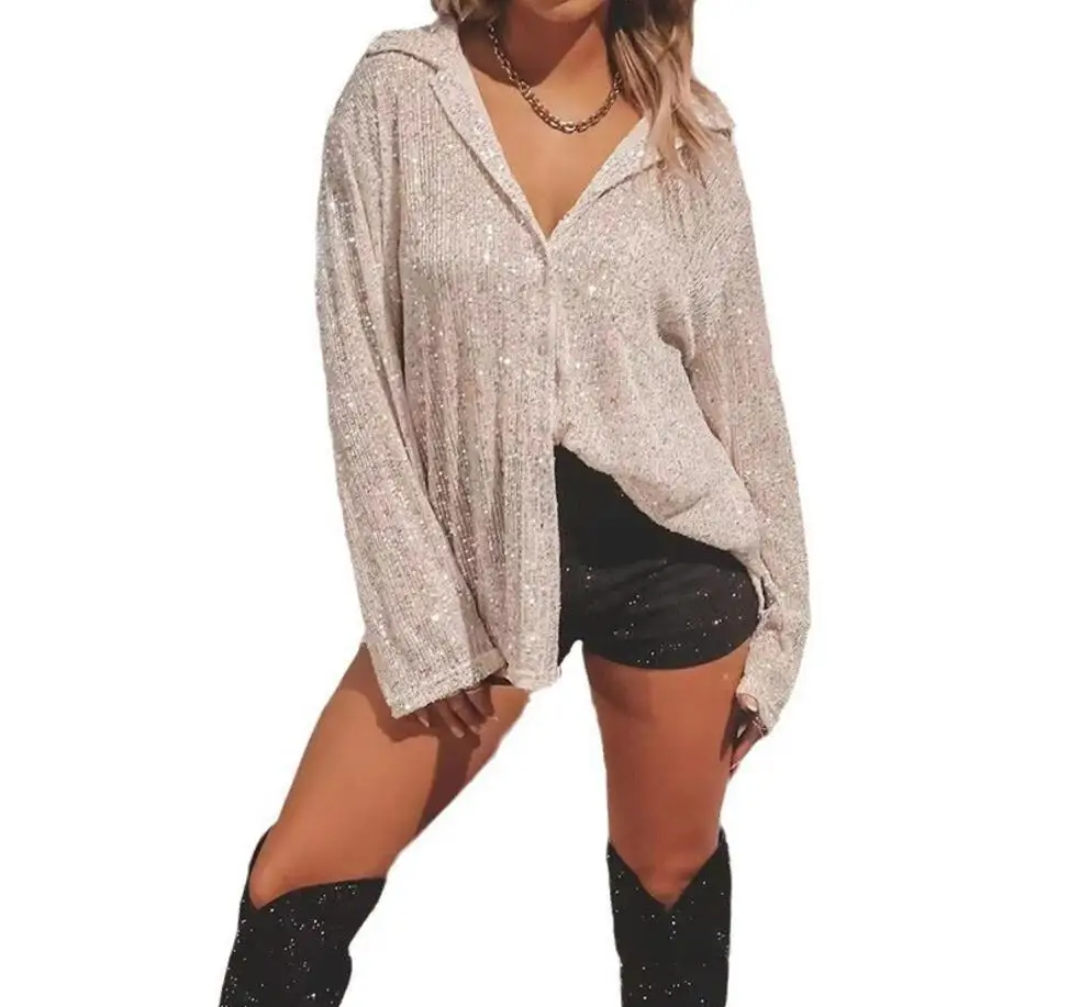 New Fashion Long Sleeve Turn-down Collar Single Breasted Solid Color Shirt For Women,6 Colors
New Fashion Long Sleeve Turn-down Collar Single Breasted Solid Color Shirt For Women,6 Colors