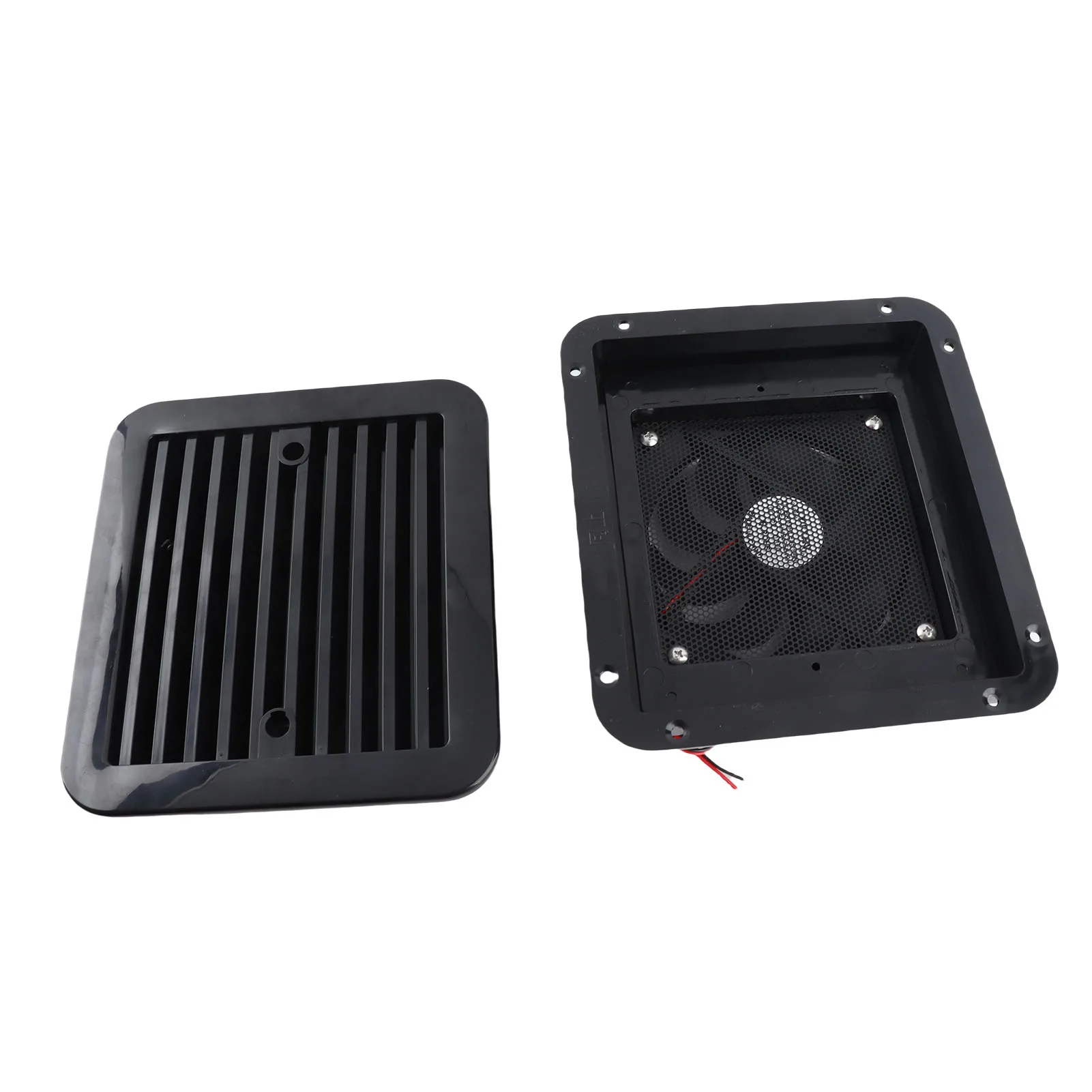 12V 4W Cooling Fan with Shutters Vent One‑Way Side Strong Wind Air Exhaust Car Styling Accessories Side Air Ventilation
12V 4W Cooling Fan with Shutters Vent One‑Way Side Strong Wind Air Exhaust Car Styling Accessories Side Air Ventilation