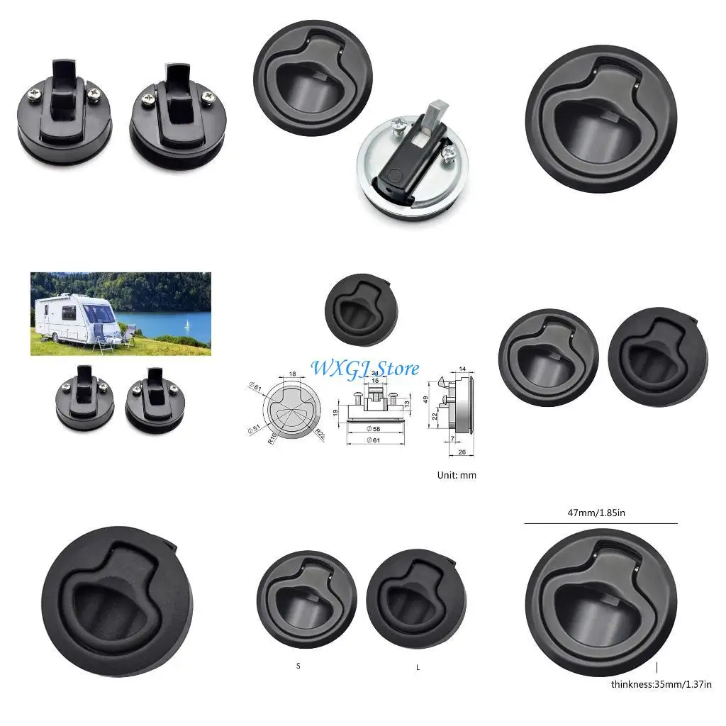 37JE Door Pull Universal Boat Flush Pull Slam for RV-Yacht Marine Cabinet-Hardware Deck Accessories
37JE Door Pull Universal Boat Flush Pull Slam for RV-Yacht Marine Cabinet-Hardware Deck Accessories