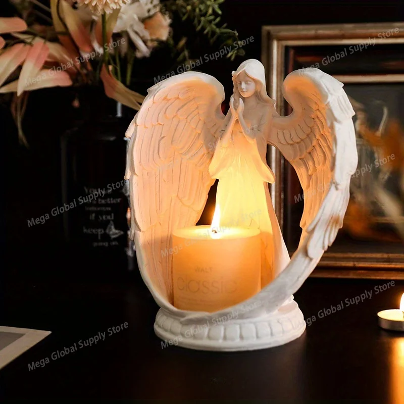 Elegant Angel Candle Holder Statue - Perfect for Christmas, Thanksgiving, Decoration for Home Office, Collectible Figurines
Elegant Angel Candle Holder Statue - Perfect for Christmas, Thanksgiving, Decoration for Home Office, Collectible Figurines