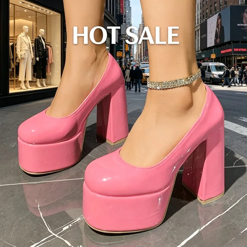 5.5cm Platform Women's Chuck Heels Baby Pink Lady Party Shoes 12.5cm High Heels Disco Dance Sexy Pumps Shoes Plus Size 35-42
5.5cm Platform Women's Chuck Heels Baby Pink Lady Party Shoes 12.5cm High Heels Disco Dance Sexy Pumps Shoes Plus Size 35-42