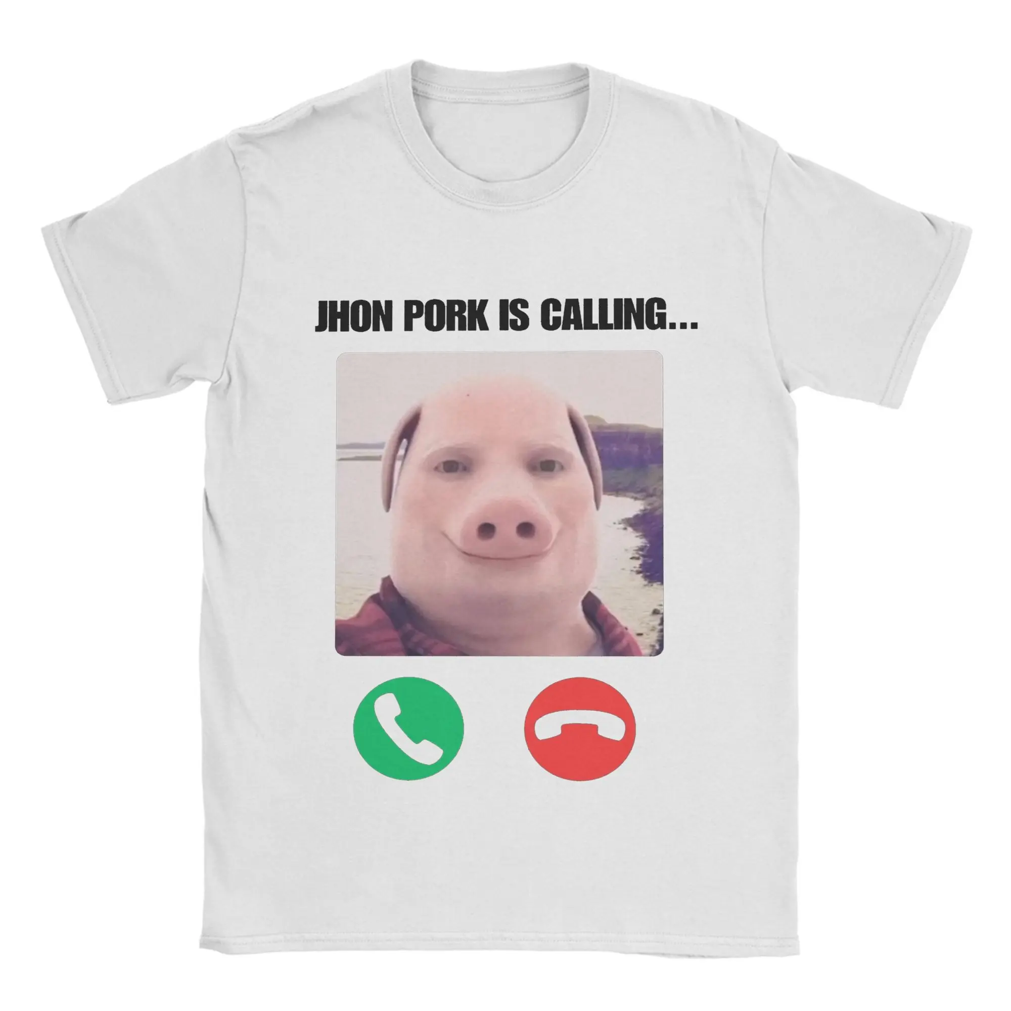 John Porks T-Shirts Men Funny Humor Pig Meme Funny 100% Cotton Tees O Neck Short Sleeve T Shirts Plus Size Tops
John Porks T-Shirts Men Funny Humor Pig Meme Funny 100% Cotton Tees O Neck Short Sleeve T Shirts Plus Size Tops