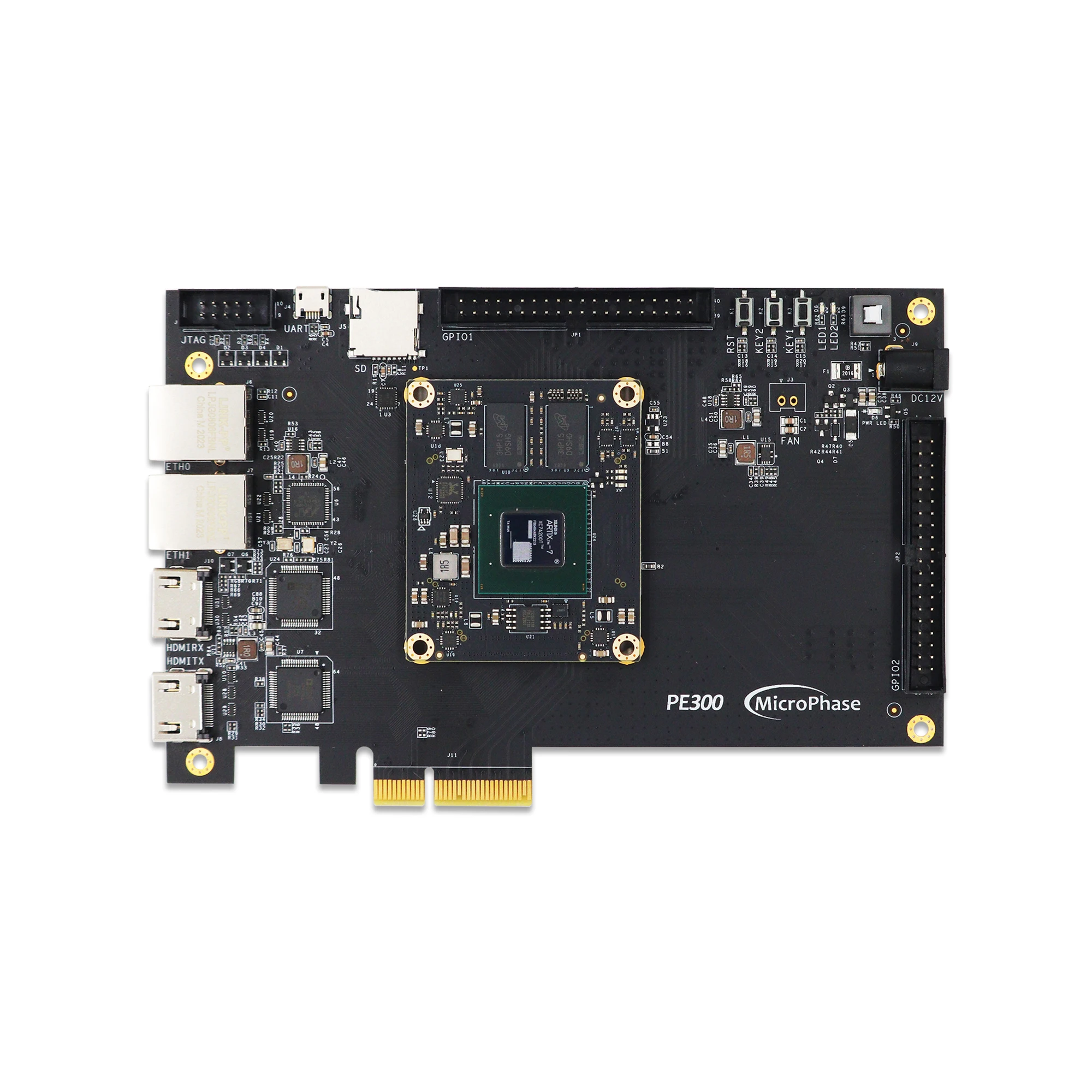 Microphase PE300 Xilinx FPGA development board ARTIX7 A7 core board XC7A 200T 100T 35T PCIe
Microphase PE300 Xilinx FPGA development board ARTIX7 A7 core board XC7A 200T 100T 35T PCIe