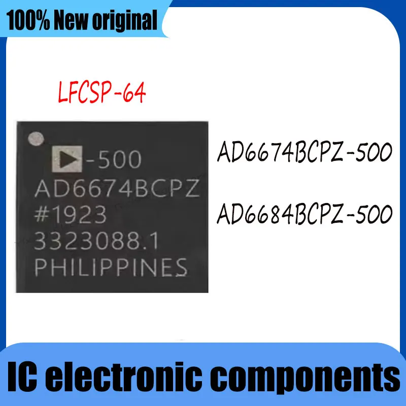 1PCS 100% NEW AD6674BCPZ-500 AD6684BCPZ-500 AD6674BCPZ AD6684BCPZ AD6674 AD6684 LFCSP-64
1PCS 100% NEW AD6674BCPZ-500 AD6684BCPZ-500 AD6674BCPZ AD6684BCPZ AD6674 AD6684 LFCSP-64