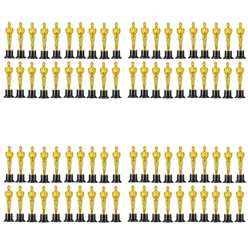 【HOUSEHOLD GOODS】80 Pcs Gold Award Trophies,Mini Trophy Party Favors For Celebrations,Classroom Prizes And Party,Academy Awards
【HOUSEHOLD GOODS】80 Pcs Gold Award Trophies,Mini Trophy Party Favors For Celebrations,Classroom Prizes And Party,Academy Awards