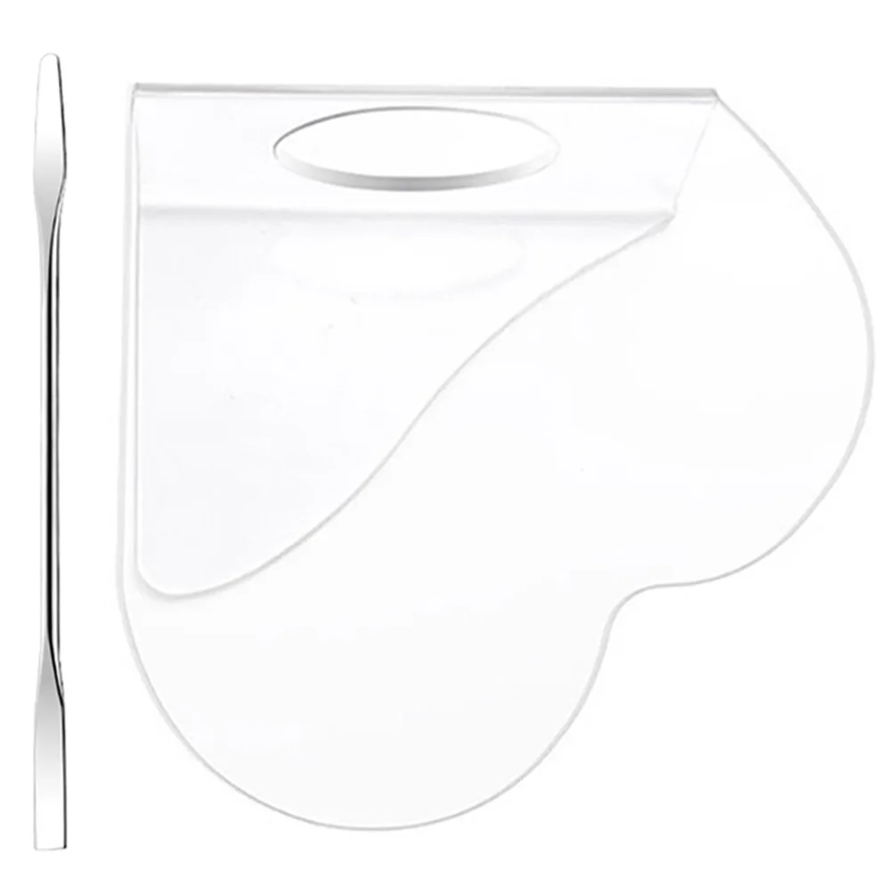2Pcs Acrylic Makeup Mixing Palette Heart Shape Foundation Mixer Portable Beauty Nail Tray Pigment Spatula Stainless
2Pcs Acrylic Makeup Mixing Palette Heart Shape Foundation Mixer Portable Beauty Nail Tray Pigment Spatula Stainless