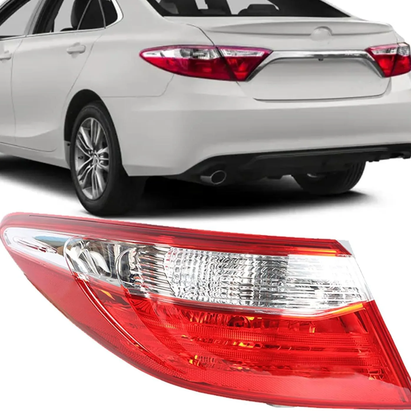 Подходит для американской версии Toyota 15-17 Camry Camry, задний фонарь в сборе, стоп-сигнал, фонарь заднего указателя поворота
Подходит для американской версии Toyota 15-17 Camry Camry, задний фонарь в сборе, стоп-сигнал, фонарь заднего указателя поворота