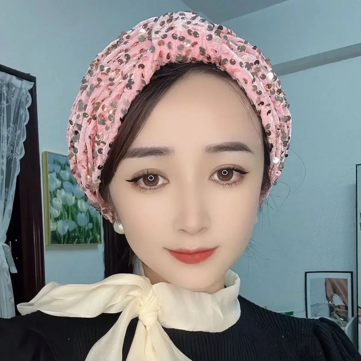 Sequin Bowknot Turban Women Cancer Chemo Cap Muslim Hijab Bonnet Beanies Islamic Headscarf Turbante Mujer Skullier Indian Hat
Sequin Bowknot Turban Women Cancer Chemo Cap Muslim Hijab Bonnet Beanies Islamic Headscarf Turbante Mujer Skullier Indian Hat