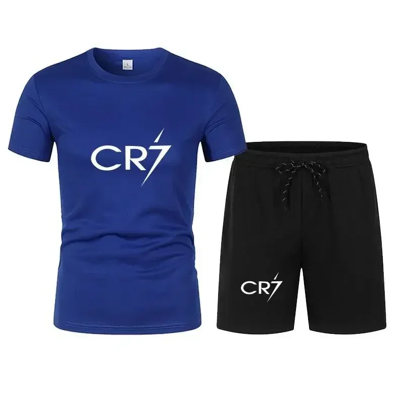 Summer 2025 brand new men's casual short-sleeved T-shirt and shorts two-piece set, fashionable outdoor jogging men's sports suit
Summer 2025 brand new men's casual short-sleeved T-shirt and shorts two-piece set, fashionable outdoor jogging men's sports suit