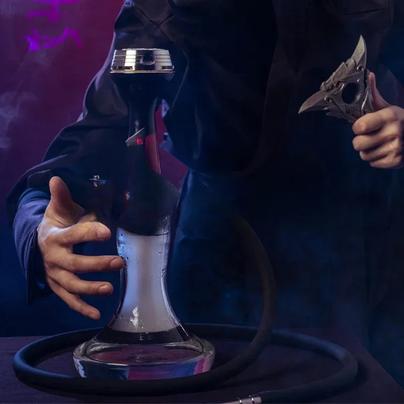 Stainless steel portable hookah small SHURIKEN ninja sword in hand
Stainless steel portable hookah small SHURIKEN ninja sword in hand