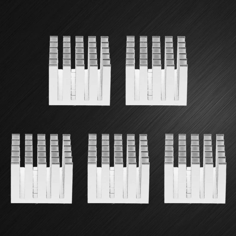 5Pcs Cooling Heatsink for CPU GPU IC Chip Aluminum Heat Sink Radiator 20x20x15mm best sale
5Pcs Cooling Heatsink for CPU GPU IC Chip Aluminum Heat Sink Radiator 20x20x15mm best sale