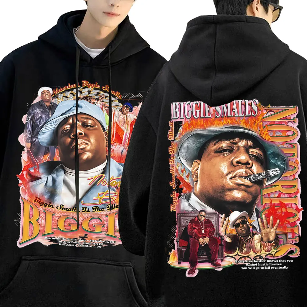Rapper The Notorious Big Graphic Hoodie Biggie Smalls Graphic Sweatshirt Men Women Hip Hop Fashion Oversized Pullover Hoodies
Rapper The Notorious Big Graphic Hoodie Biggie Smalls Graphic Sweatshirt Men Women Hip Hop Fashion Oversized Pullover Hoodies