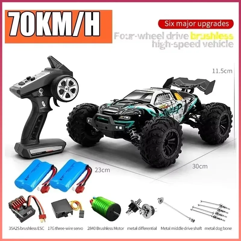 2024 New 1:16 Scale Large RC Cars 75km/h High Speed RC Cars Toys for Boys Remote Control Car 2.4G 4WD Off Road Monster Truck
2024 New 1:16 Scale Large RC Cars 75km/h High Speed RC Cars Toys for Boys Remote Control Car 2.4G 4WD Off Road Monster Truck