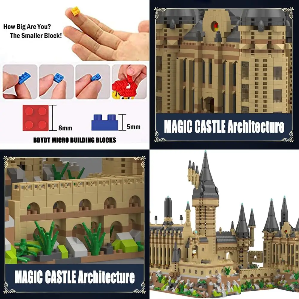 Harry Castle 5400-Piece Architectural Building Blocks Set - Ideal for Kids and Adults as a Gift
Harry Castle 5400-Piece Architectural Building Blocks Set - Ideal for Kids and Adults as a Gift
