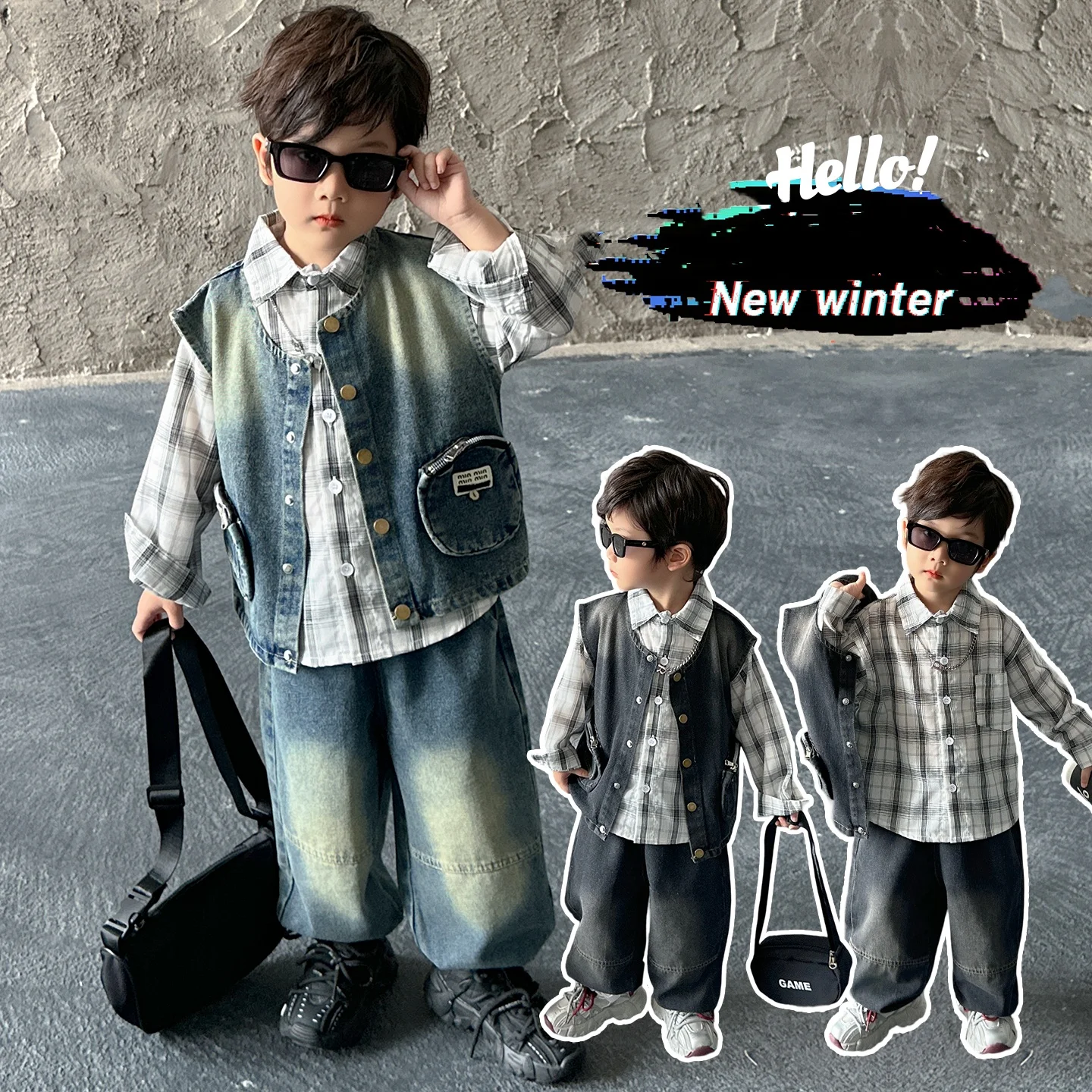Baby Boy Clothes Set Age 2-11Y Kid Denim Vest+Shirt Top+Jeans Bottom Suit Child 3Piece Of Clothing Set Toddler Casual Denim Sets
Baby Boy Clothes Set Age 2-11Y Kid Denim Vest+Shirt Top+Jeans Bottom Suit Child 3Piece Of Clothing Set Toddler Casual Denim Sets