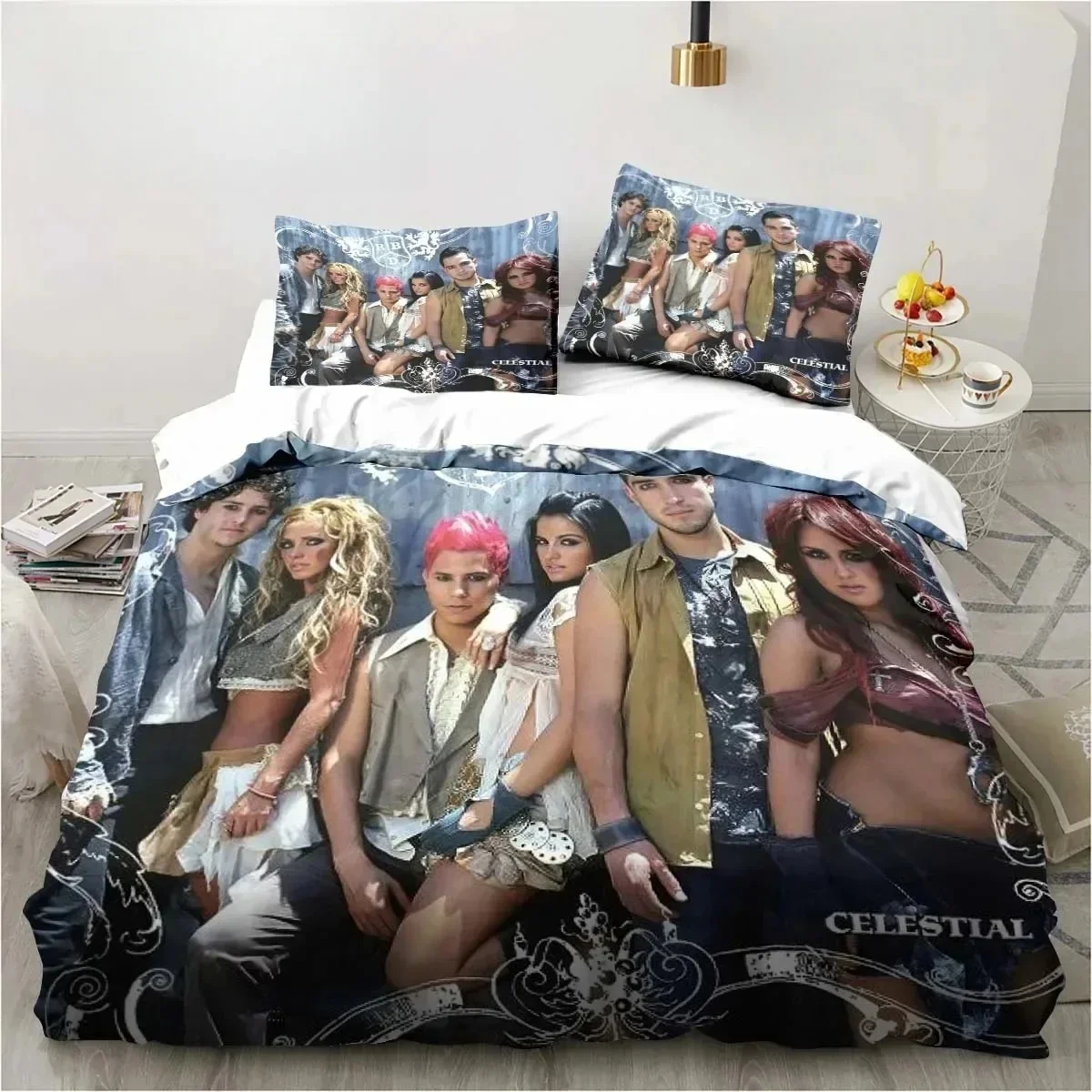 3D Print Music Band RBD Bedding Set Duvet Cover Comforter Bed Set Quilt Cover Pillowcase,King Queen Twin Size Boys Girls Adult
3D Print Music Band RBD Bedding Set Duvet Cover Comforter Bed Set Quilt Cover Pillowcase,King Queen Twin Size Boys Girls Adult