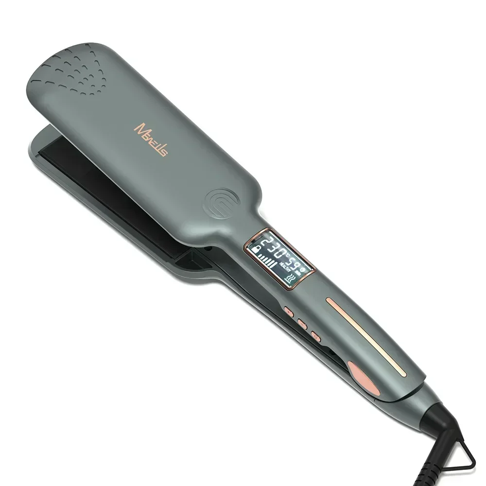 Large Screen LCD Flat Iron Hair Straightener Wide Plate Thin Straight Hair Clip Electric Splint Instant plancha de cabello
Large Screen LCD Flat Iron Hair Straightener Wide Plate Thin Straight Hair Clip Electric Splint Instant plancha de cabello