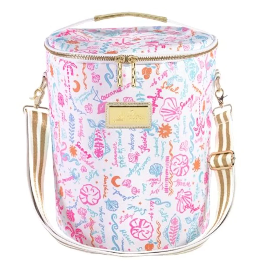 Insulated Soft Cylinder Beach Cooler with Adjustable/Removable Strap and Double Zipper Close Summer Serenade
Insulated Soft Cylinder Beach Cooler with Adjustable/Removable Strap and Double Zipper Close Summer Serenade