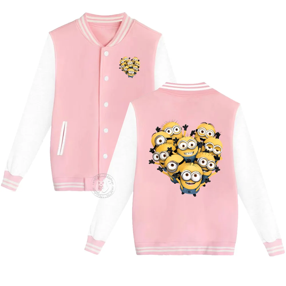 Despicable Me 2 Kids Fall/Winter Padded Warm Jacket Minion Love Print Boys & Girls baseball uniform Jacket
Despicable Me 2 Kids Fall/Winter Padded Warm Jacket Minion Love Print Boys & Girls baseball uniform Jacket