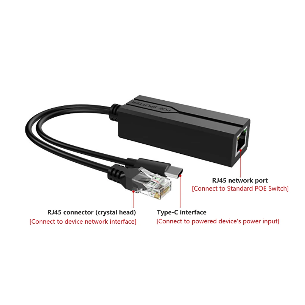 100M/1000M 48V To 5V POE Splitter Standard Isolated Type-C USB Power Supply Module POE Splitter
100M/1000M 48V To 5V POE Splitter Standard Isolated Type-C USB Power Supply Module POE Splitter