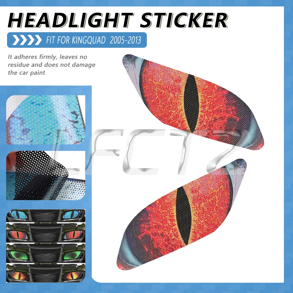 Fit for SUZUKI KingQuad 400 450 500 700 750 2005-2018 Motorcycle Headlight Protection Stickers Waterproof Headlamp Decor Decals
Fit for SUZUKI KingQuad 400 450 500 700 750 2005-2018 Motorcycle Headlight Protection Stickers Waterproof Headlamp Decor Decals